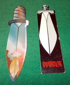 2 DAGGERS Gadgets by DIABOLIK attached with METET and HOLOGRAM - Picture 1 of 3