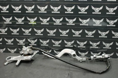 2002 HONDA CR125R OEM NISSIN REAR BACK BRAKE CALIPER MASTER CYLINDER LEVER - Image 1 of 4