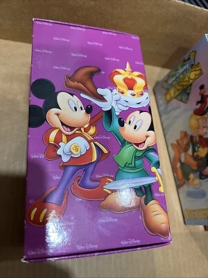 Disney Mini Classics VHS Box Set Peter & Wolf Prince & Pauper Willie Opera Whale - Image 1 of 4