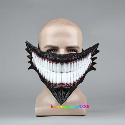 DAN DA DAN Okarun Mask Half Face Soft PVC Cosplay Prop Accessory Masks Xmas Gift - Image 1 of 4