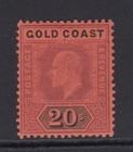 SG 48 Gold Coast 1902. £1 purple & black/red.  mounted mint CAT £190.