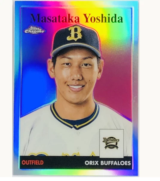 2022 Topps chrome NPB MASATAKA YOSHIDA 58-16 Orix Baffaloes 1958 JP Excellent - Image 1 of 1