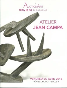 DROUOT PARIS Atelier Jean Campa SCULPTURE Auction Catalog 2016 - Picture 1 of 1