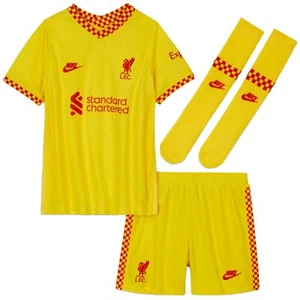Liverpool Nike Bebé Infantil 2021/2022 Amarillo Tercer Kit Set Talla 6-9 Meses Nuevo Con Etiquetas - Imagen 1 de 5