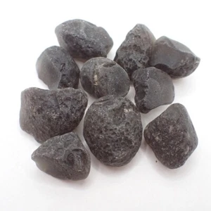 10 piezas 110 gramos Tectita Colombiana Antigua Obsidiana Piedra Relámpago Cintamani - Imagen 1 de 8