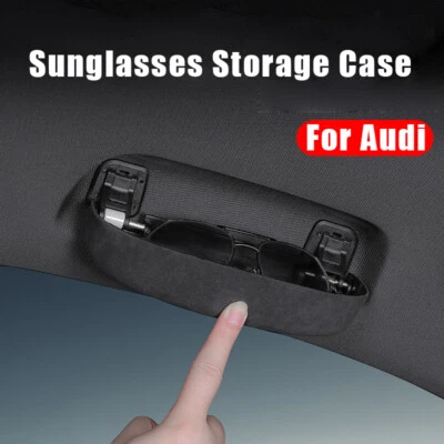 Caja de almacenamiento de gafas de sol de coche para Audi A4 A6 A8 Q2 Q5 Q7 Q8 S4 2009-24 Foto 1 de 4