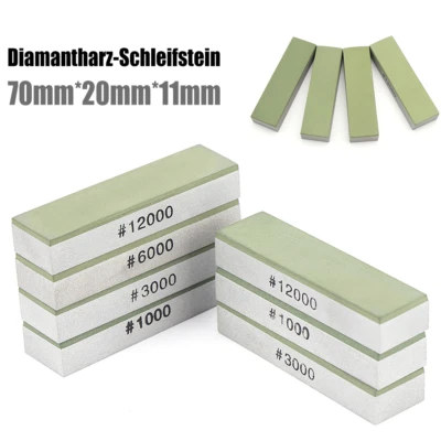 Diamant-Schleifstein 1000/3000/6000/12000 Körnung 11x20x70mm Ölstein Polierstein - Bild 1 von 4