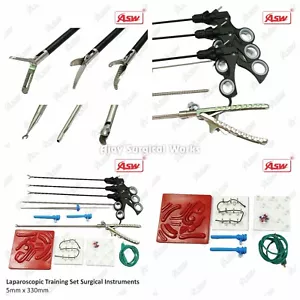 Laparoscopic Training Set Instruments Suturing Pad 5mmx330mm Surgical Instrument - Picture 1 of 12
