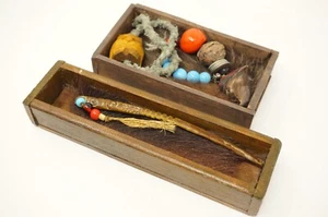 Religiöser Schmuck der Japanischen Ainu Ureinwohner für Zeremonie in Box 0213C21 - Picture 1 of 12