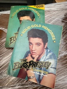 2 Solid Gold Memories The Elvis Presley Scrapbook Book Set James Parish 1974 5 - Picture 1 of 9