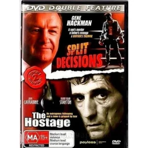 Split Decisions & The Hostage Diuble Feature DVD All PAL Region Brand New Sealed - Picture 1 of 1