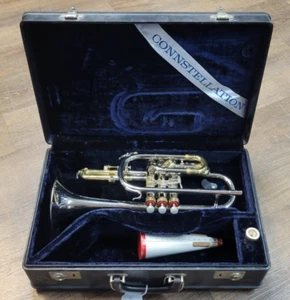 Conn Constellation 38A TRIGGER short CORNET w/case EXCELLENT SHAPE - Picture 1 of 9