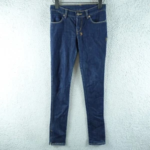Ksubi Womens Jeans 24 Blue Super Skinny Zip Low Rise Medium Wash Denim Indigo - Picture 1 of 11