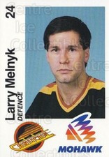 1988-89 Vancouver Canucks Mohawk #13 Larry Melnyk