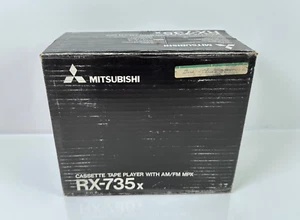 (NEW) Mitsubishi RX-735x Cassette Tape Player w/ AM/FM/MPX - Picture 1 of 8