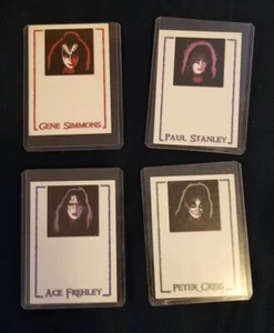 Kiss 1997 Cornerstone Unreleased Blank Autograph Card Set - Bild 1 von 2