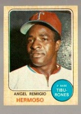 Venezuelan League Sticker 1974 Angel Remigio Hermoso Tiburones Venezuela