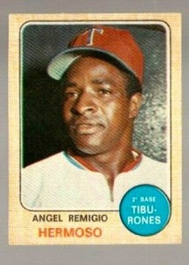 Venezuelan League Sticker 1974 Angel Remigio Hermoso Tiburones Venezuela