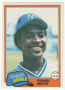 Frank White - Kansas City Royals - 1981 O-Pee-Chee Baseball Card # 330 NM - Picture 1 of 1