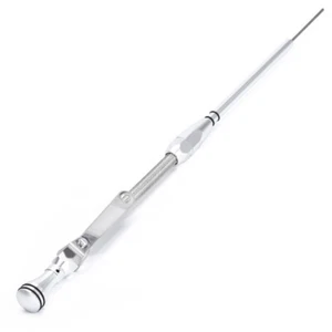 Varilla de aceite trenzada de acero inoxidable para el lado del pasajero para SBC Chevy 305 350 400 5.7 - Imagen 1 de 13