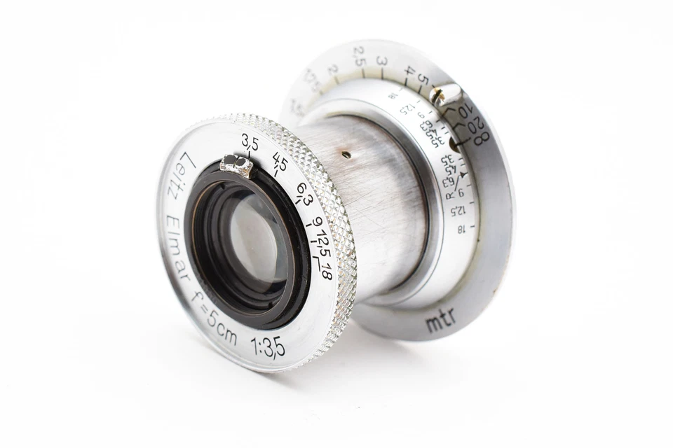 [Exc+4] Leica Elmar 5cm 50mm f3.5 L39 L Mount Lens From JAPAN - Image 1 of 4