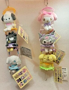 Sanrio Blanco Mascot 6 Caractors set Kuromi Pochacco Purin Kitty Sinamo MyMelody - Picture 1 of 10