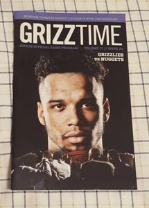 2017 NBA Memphis Grizzlies vs Nuggets Program GRIZZTIME VOL.17 / ISSUE 40 - Bild 1 von 2