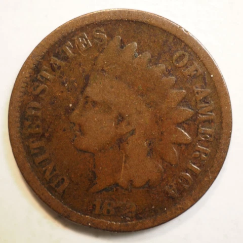 1872 INDIAN HEAD CENT ***NICE COIN!*** FREE SHIPPING! A3947 Cover