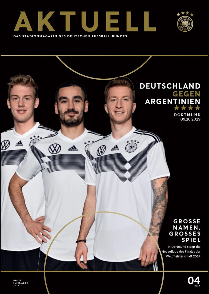 Länderspiel 09.10.2019 Deutschland - Argentinien in Dortmund - DFB - Aktuell
