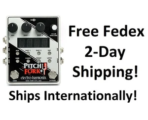 New Electro-Harmonix EHX Pitch Fork + Plus Pitch Shifter Guitar Effects Pedal - Picture 1 of 3