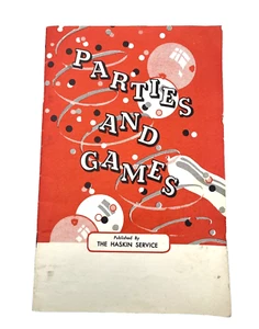 Parties And Games By The Haskin Service 1939 Booklet/ Ideas For Youth Groups Etc - Picture 1 of 7