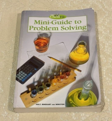 Holt ChemFile Ser.: Holt ChemFile Mini-Guide to Problem Solving, 1998 Paperback - Image 1 of 4