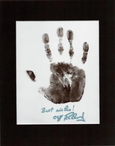 Sir Cliff Richard Signed & Mounted Original Hand Print AFTAL UACC + COA PROOF - Picture 1 of 5