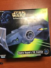 Star Wars Darth Vader's Tie-Fighter Ship Vehicle Power of the Force MIB Sealed