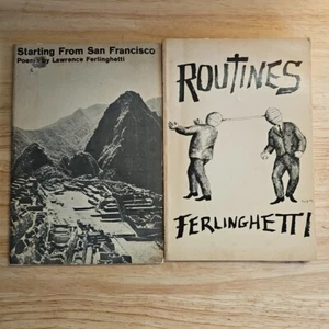 Lawrence Ferlinghetti Lot - Starting from San Francisco & Routines Beat Poetry - Imagen 1 de 6