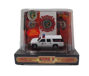 Code 3 Die Cast Las Vegas Fire Dept. Battalion #4 Chevrolet Suburban 1/64 - Picture 1 of 7