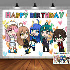 Funneh Krew Party Decoration Birthday Backdrop Banner Vinyl for Kids 5x3ft