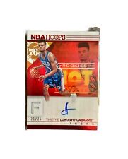 /25 LUWAWU-CABARROT 2016-17 Panini HOOPS Rookie RED HOT SIGNATURE AUTO RC Sixers