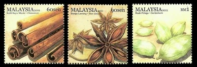 *FREE SHIP Spices Malaysia 2011 Plant Flower Food (stamp) MNH - Image 1 of 4