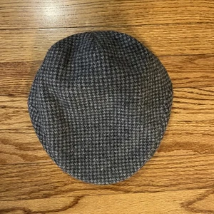 Polo Ralph Lauren M/L Gris Pata de Gallo Lana Gamuza Conductores Planos Newsboy Gorra Sombrero - Imagen 1 de 5