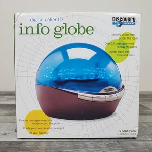 Discovery Channel Info Globe Scrolling Digital Caller ID - New In Box - Picture 1 of 7