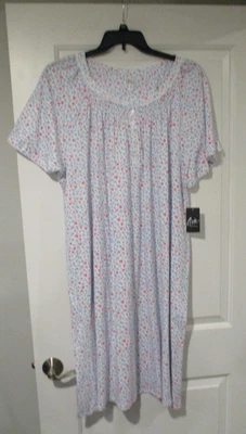 Aria womens princess nightgown short sleeves plus size 3X /22W-24W - Image 1 of 4