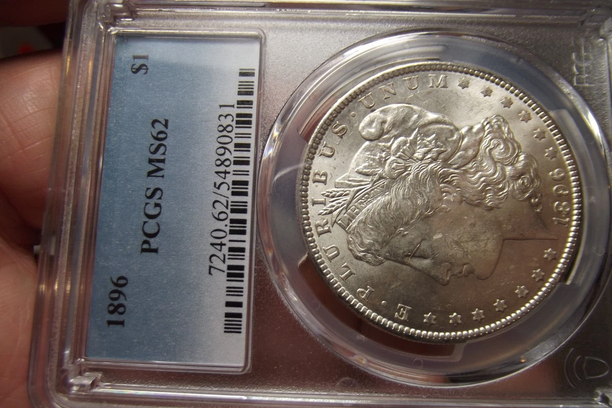 MS 62 Graded 1896 Year Morgan US Dollars (1878-1921) for sale | eBay