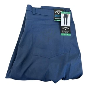 Callaway Men’s Golf Pants - 5 Pocket Stretch - Light Blue - Size 38x30 - Picture 1 of 10