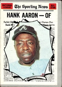 Hank Aaron 1970 Topps #462 Atlanta Braves - Foto 1 di 2
