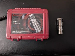 Sunwayman M11R Ti*Dream Limited Edition CREE XM-L2 398 Lumen Titanium Flashlight - Picture 1 of 10