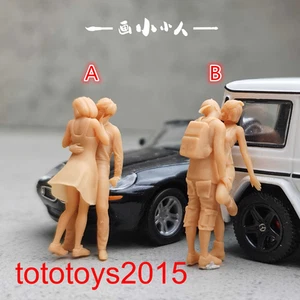 1/43 1/64 1/87 1/72 Parejas Besándose Escena Miniaturas Figuras Muñeca Para Coches Modelo - Imagen 1 de 8