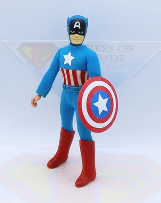 Mego Captain America Vintage 1974 Original Type 1 Action Figure ~Complete ~MINTY - Image 1 of 4