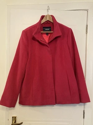 Lands' End Women's Size 18 Fully Lined Jacket Cerise Pink - Image 1 of 4
