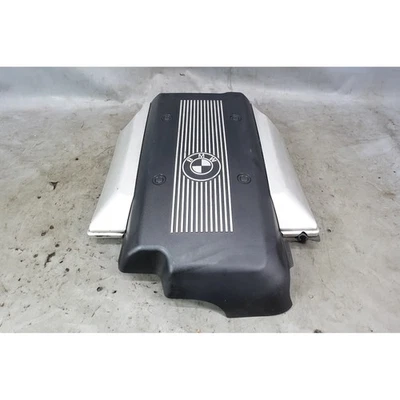 Cubierta de motor acústico de plástico OEM BMW E39 550 M62TU V8 1999-2003 dañada Foto 1 de 4